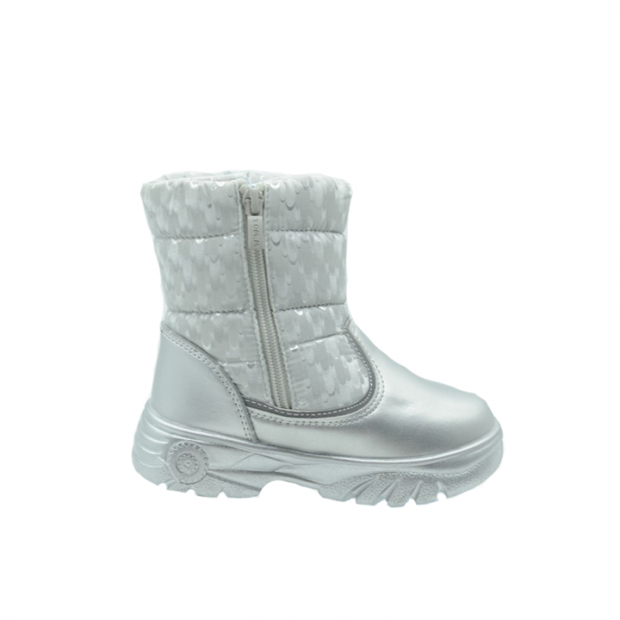 Cizme imblanite pentru fete Tom Miki C-T7709-E-32, Argintiu [2]