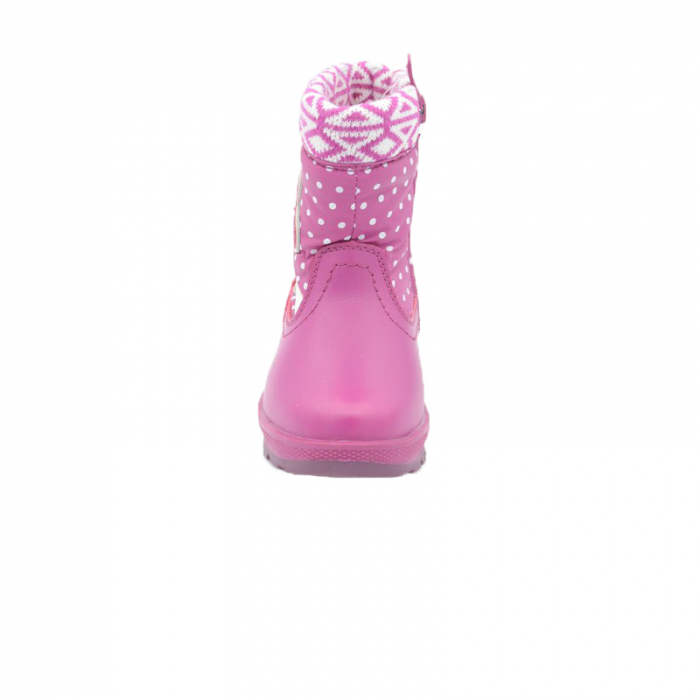 Cizme imblanite pentru fete Bessky BSK1-26, Fucsia [3]