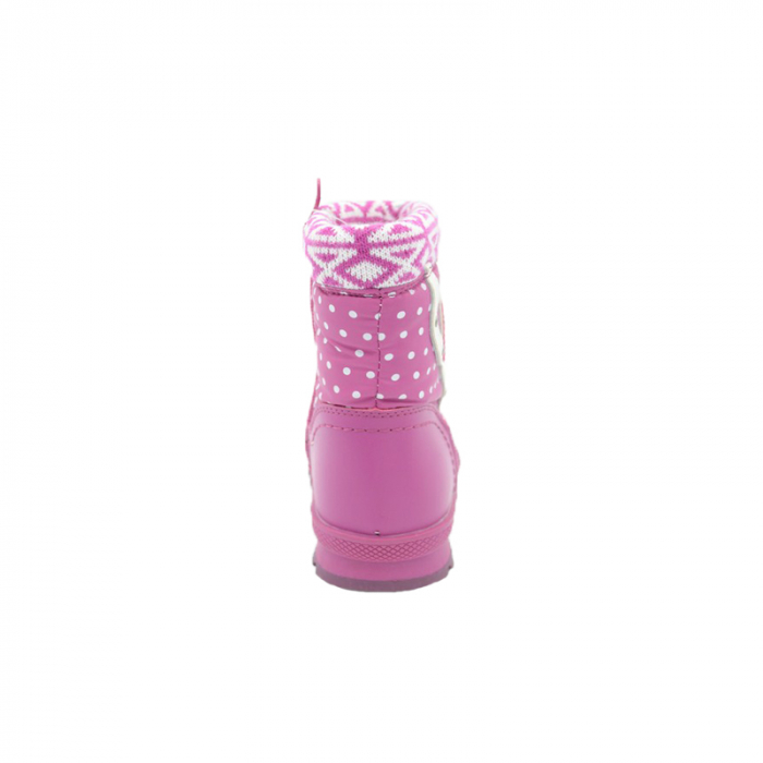 Cizme imblanite pentru fete Bessky BSK1-26, Fucsia [4]