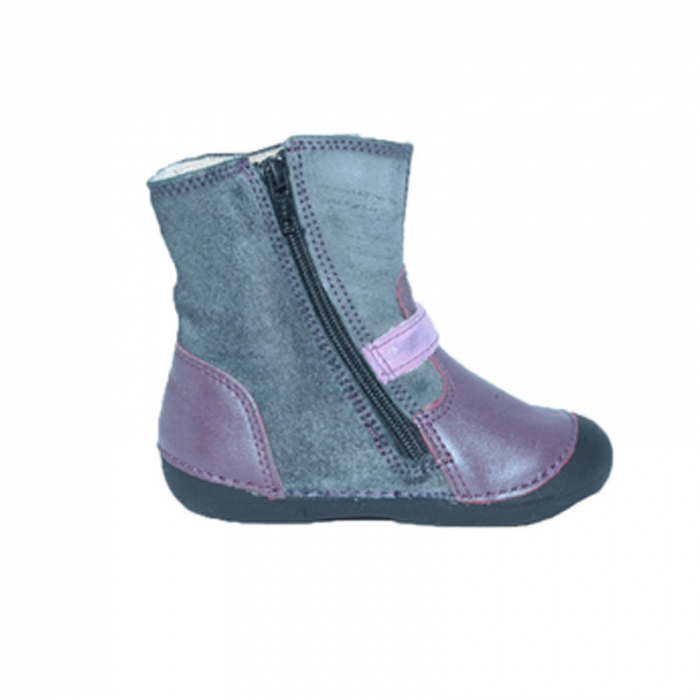 Cizme imblanite pentru fetite DDStep 015-158A, Mov [2]