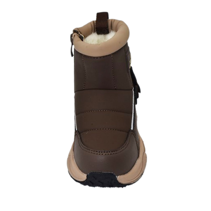 Cizme impermeabile si imblanite pentru baieti, Bi&Ki A-B01443-B, Maro [2]