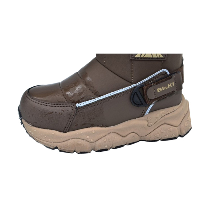 Cizme impermeabile si imblanite pentru baieti, Bi&Ki A-B01443-B, Maro [6]