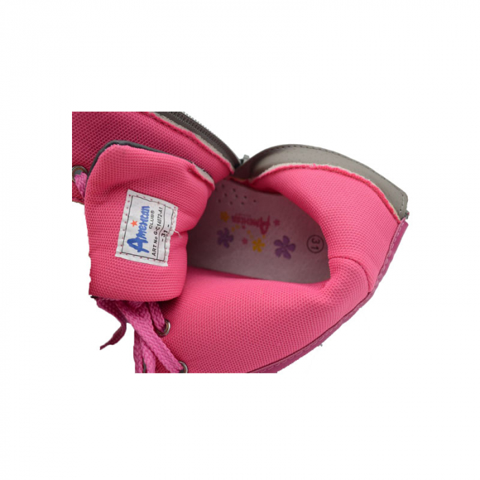 Ghete pentru fete American Club G-C14072-A1-33, Gri [4]