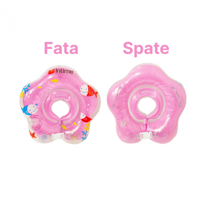 Colac de inot pe gat, pentru copii Mini Junior YT076-B, Roz [3]