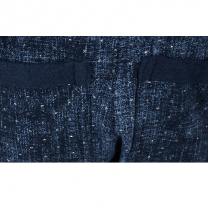 Colanti captusiti pentru fete Pik PP-13-86-cm, Bleumarin [2]