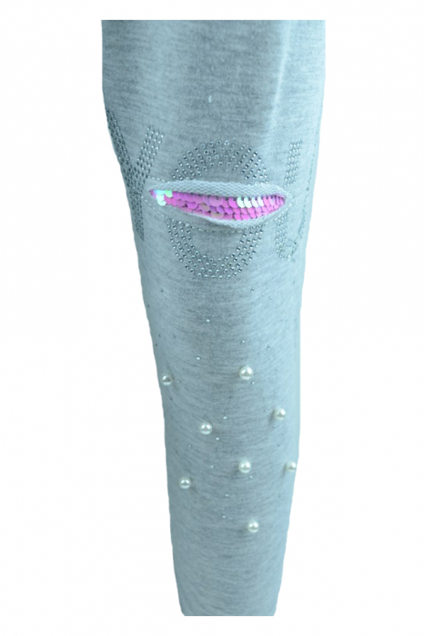 Colanti pentru fete Happy House WB-2572G-128, Gri [3]