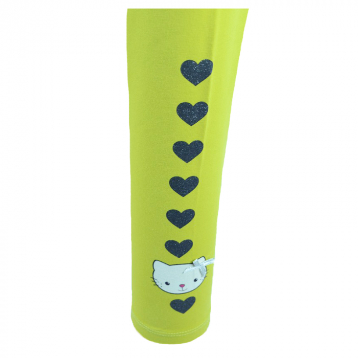 Colanti pentru fete Atut 4554-92-cm, Verde [2]