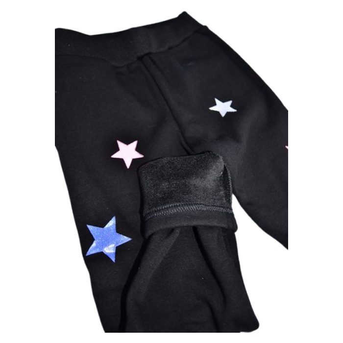 Colanti flausati, pentru fete, Happy House WB-3125N-8, Negru [4]
