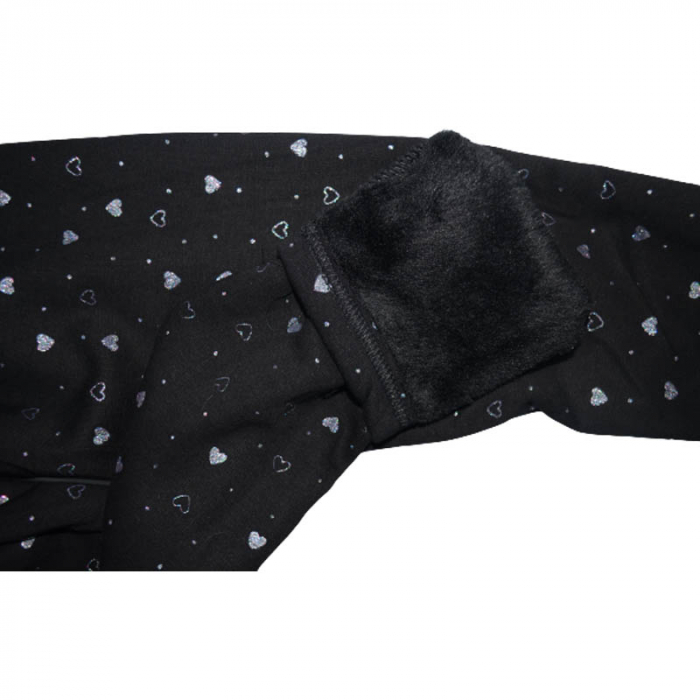 Colanti imblaniti pentru fete Fashion Kids MJ-5984-N, Negru [3]
