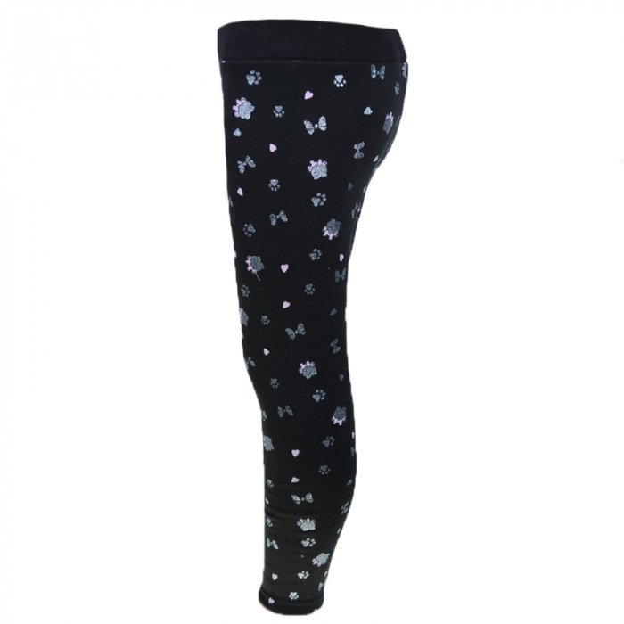 Colanti imblaniti pentru fete Happy House FOFO125-B-86, Negru [3]