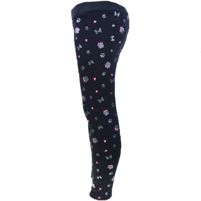 Colanti imblaniti pentru fete Happy House FOFO125-C-86, Negru [3]