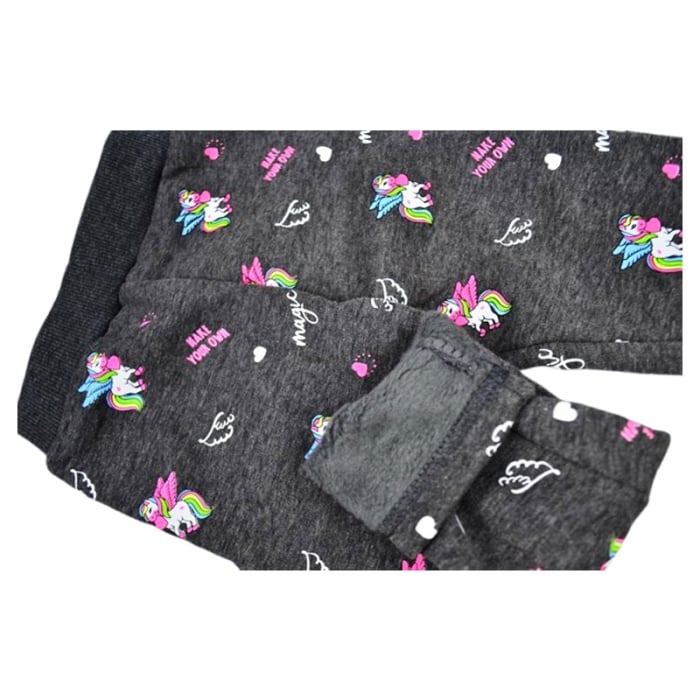 Colanti imblaniti, pentru fete, Happy House WB-3319G, Gri [4]