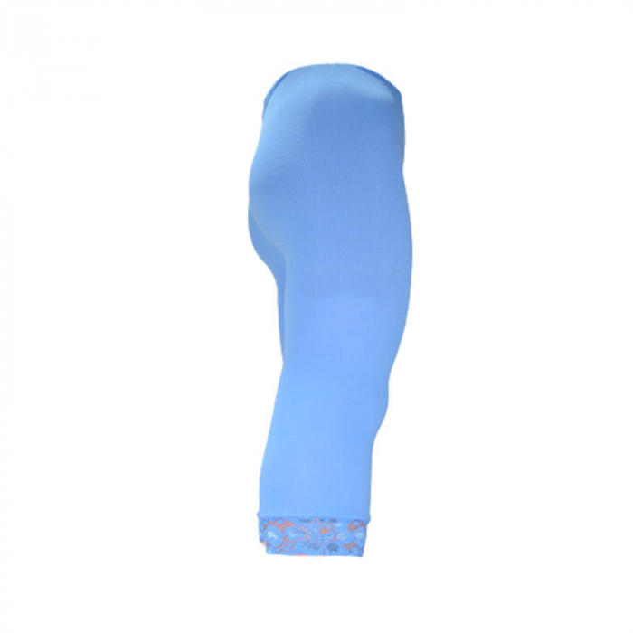 Colanti pentru fete 3/4 din microfibra Milusie B2810-AL, Albastru [3]