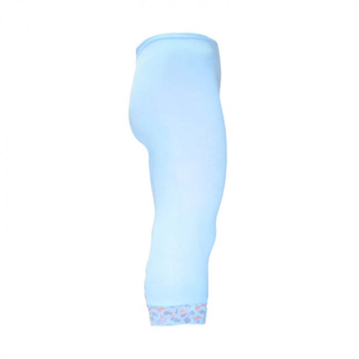 Colanti pentru fete 3/4 din microfibra Milusie B2810-ALL, Albastru [3]