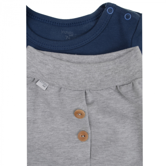 Compleu 2 piese bluza si pantaloni pentru baieti Koala Lazy Days KLZD-2, Albastru [3]