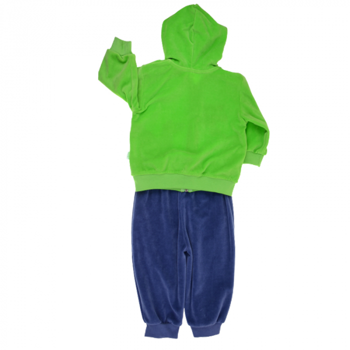 Compleu 2 piese hanorac si pantaloni pentru baieti Mini Junior KLZD-4, Verde [2]