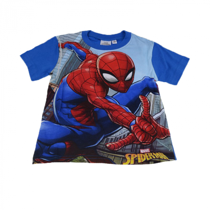 Compleu 2 piese de vara baieti Spider Man Setino S-PG-OUTWEAR-01-98, Multicolor [2]