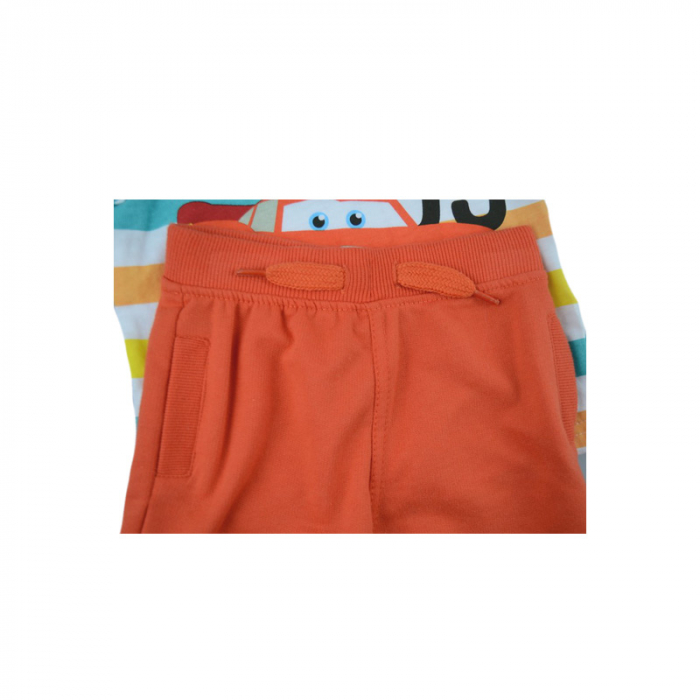 Compleu 2 piese de vara pentru baieti Disney EP0092P_67 cm, Portocaliu [3]