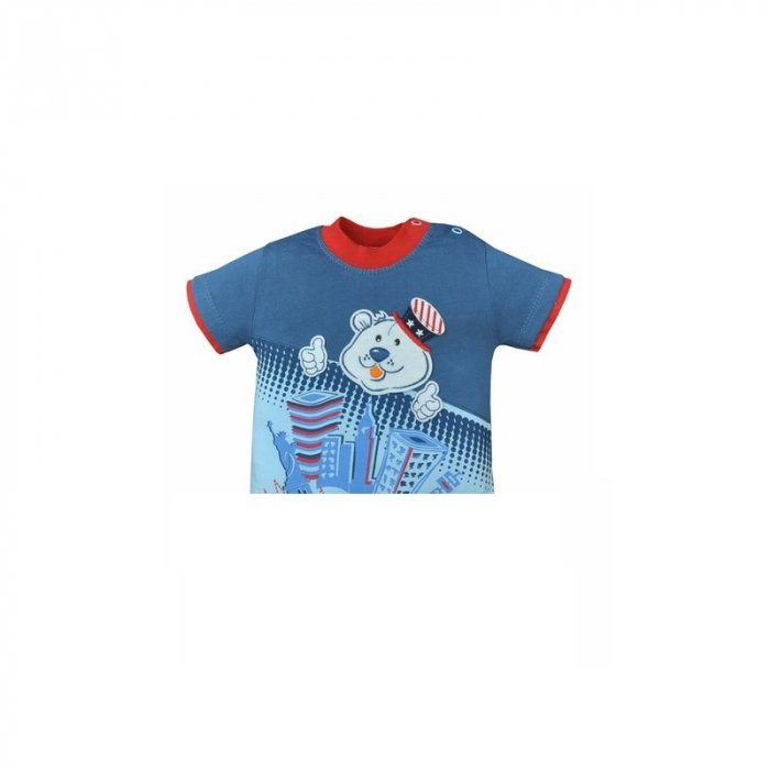 Compleu 2 piese de vara pentru baieti Koala Dyzio 1987B-86-cm, Bleumarin [2]
