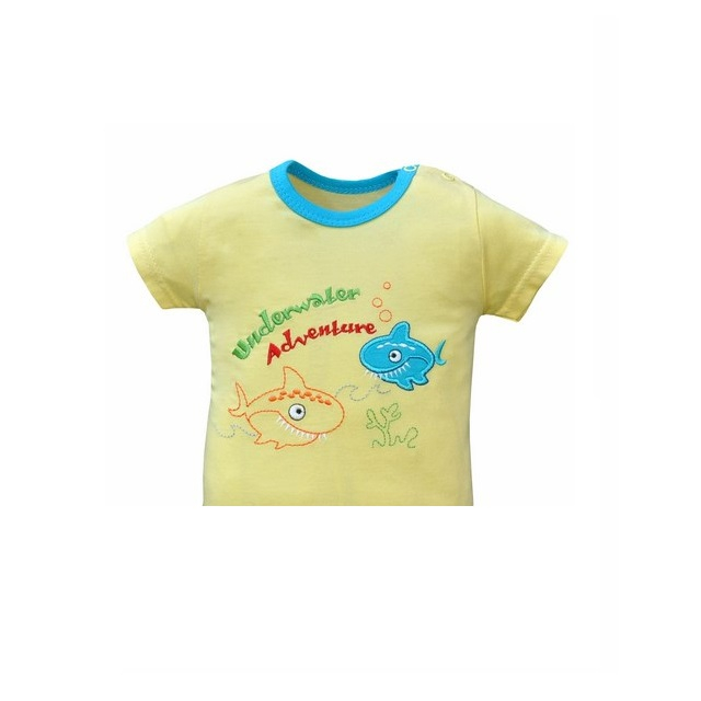 Compleu 2 piese de vara pentru baieti Koala Nemo 03-680C_74 cm, Galben [2]