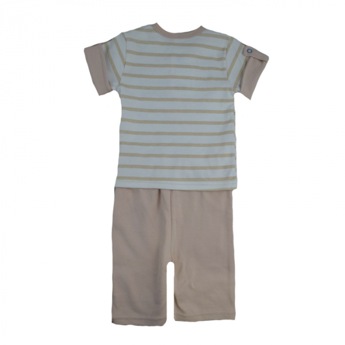 Compleu 2 piese de vara pentru baieti Koala Skater 2455_68 cm, Bej [3]