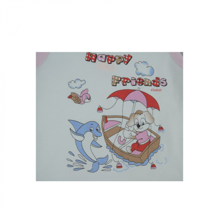 Compleu 2 piese de vara pentru fete El Bebek 25-74M_80 cm, Multicolor [3]