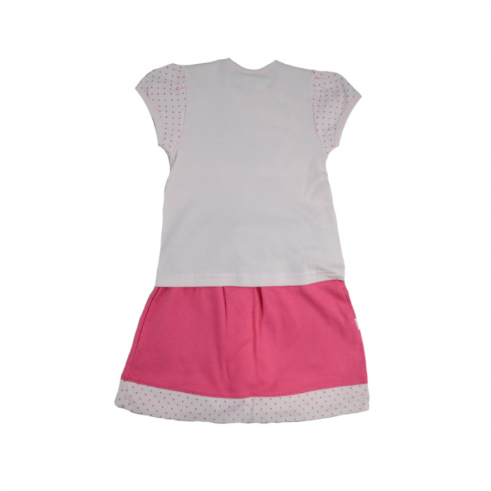 Compleu 2 piese de vara pentru fete Koala Pralinka 04-099_68 cm, Roz [2]