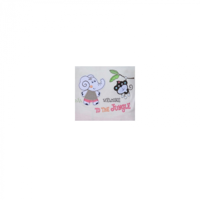 Compleu 2 piese de vara pentru fete Koala Jungle 04-084RC_68, Crem [3]