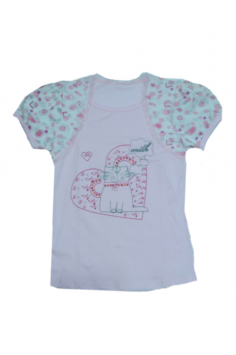 Compleu 2 piese pentru fete Sevim 5056-R-116, Roz [4]