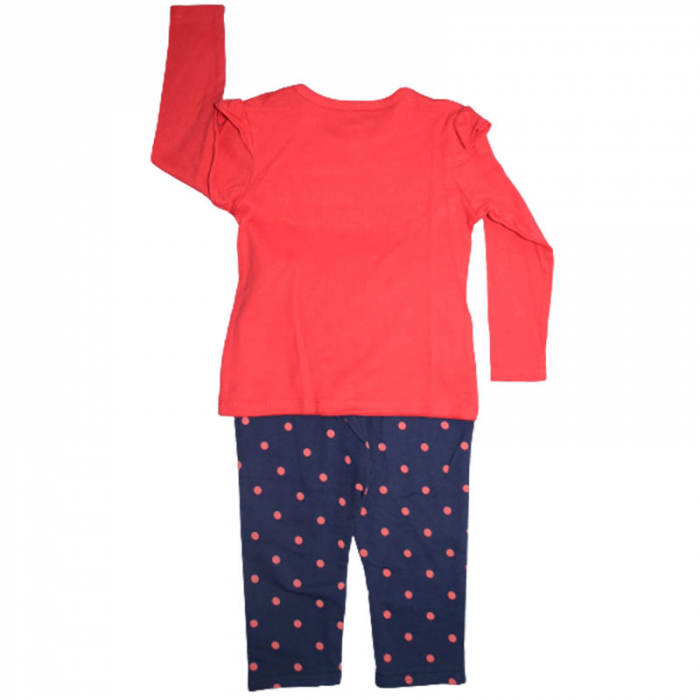 Compleu 2 piese bluza si pantaloni pentru fete E Plus M EPM5433, Rosu [2]
