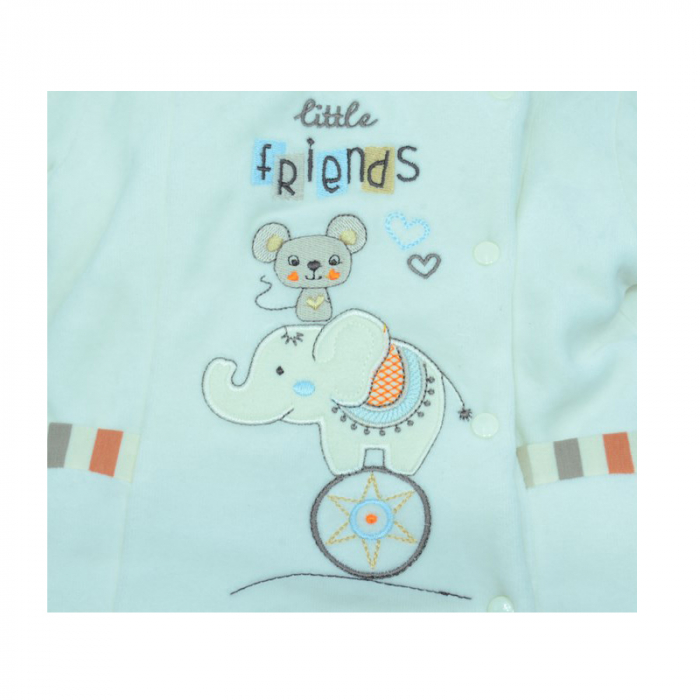 Compleu 2 piese iarna pentru copii Koala Circus 04-510C-62-cm, Crem [3]