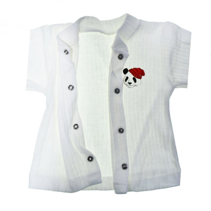 Compleu 2 piese pantaloni si bluza pentru baieti Mini Junior CMPMJ-115-2, Alb [4]