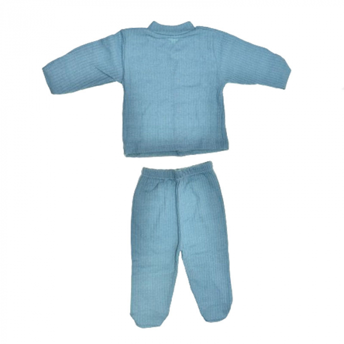 Compleu 2 piese pantaloni si bluza pentru baieti Mini Junior CMPMJ-115-3, Verde [2]