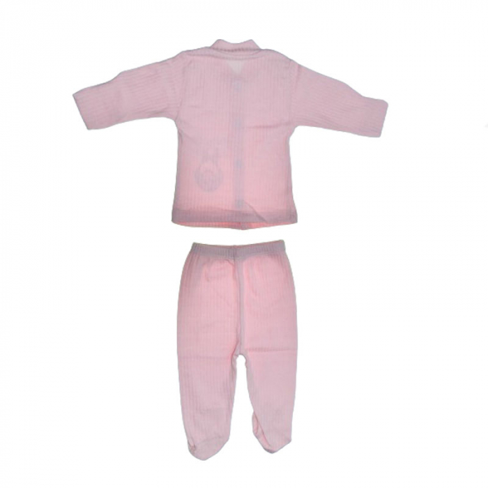 Compleu 2 piese pantaloni si bluza pentru fete Mini Junior CMPMJ-115-7, Roz [2]