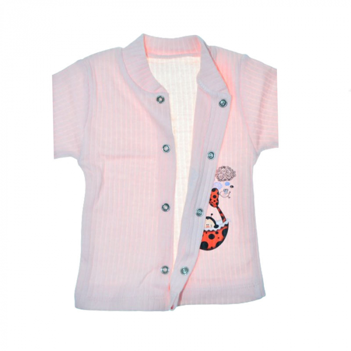 Compleu 2 piese pantaloni si bluza pentru fete Mini Junior CMPMJ-115-7, Roz [4]