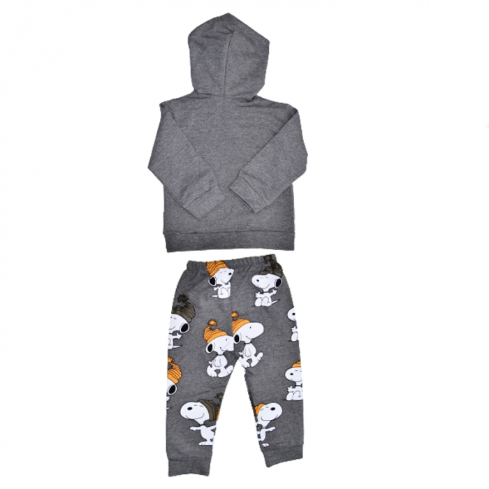 Compleu 2 piese pantaloni si bluza pentru baieti Mini Junior COMP-MJ16, Gri [2]