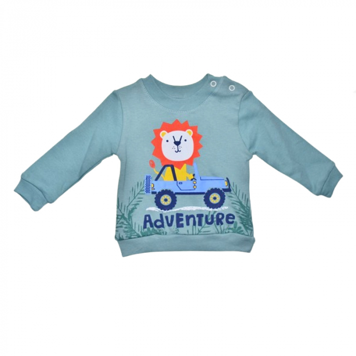 Compleu 2 piese pantaloni si bluza pentru baieti Mini Junior SETMJ-24, Multicolor [4]