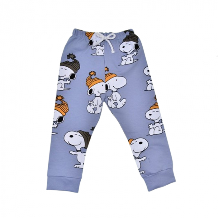 Compleu 2 piese pantaloni si bluza pentru baieti Mini Junior SETMJ-27, Albastru [3]