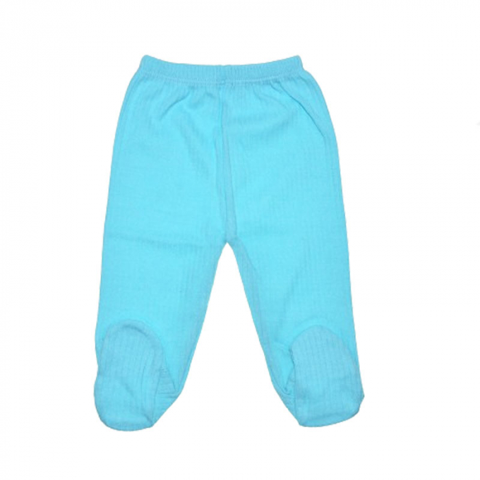 Compleu 2 piese pantaloni si bluza pentru bebelusi Mini Junior CMPMJ-115-4, Turcoaz [4]