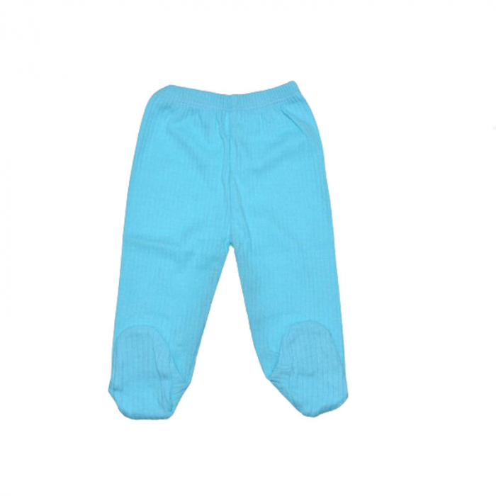 Compleu 2 piese pantaloni si bluza pentru bebelusi Mini Junior CMPMJ-115-5, Turcoaz [4]
