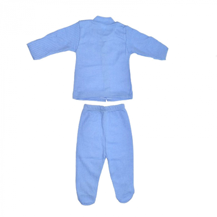Compleu 2 piese pantaloni si bluza pentru baieti Mini Junior CMPMJ-115-6, Albastru [2]