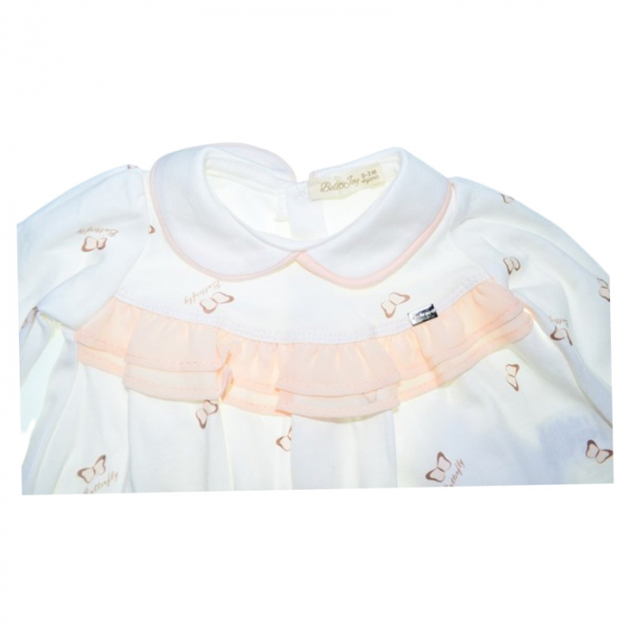 Compleu 2 piese, pantaloni si bluza, pentru fete, Mini Junior 3268C, Coral [2]