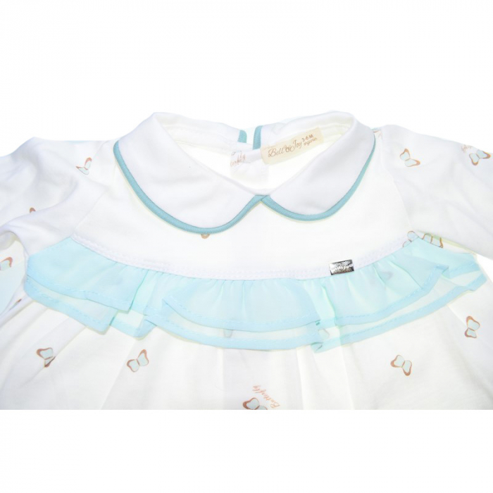 Compleu 2 piese, pantaloni si bluza, pentru fete, Mini Junior 3268V, Verde [2]