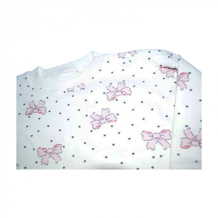 Compleu 2 piese, pantaloni si bluza pentru fete, Mini Junior 9164FR, Roz [5]