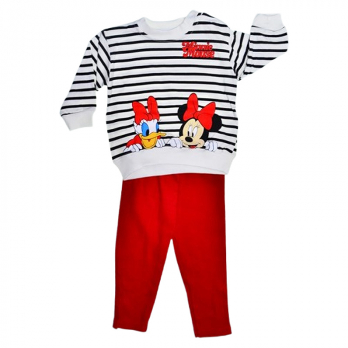 Compleu 2 piese, pantaloni si bluza, pentru fete, Mini Junior 9465R, Rosu [1]