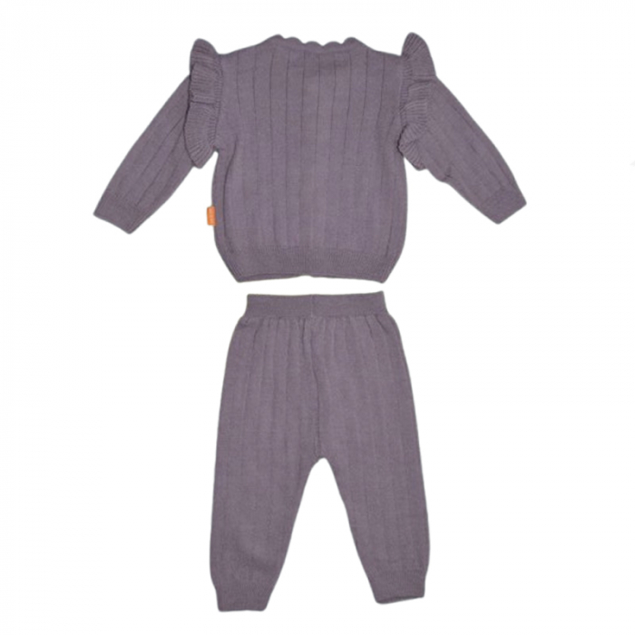 Compleu 2 piese pantaloni si bluza pentru fete Mini Junior CMP-1108, Mov [2]