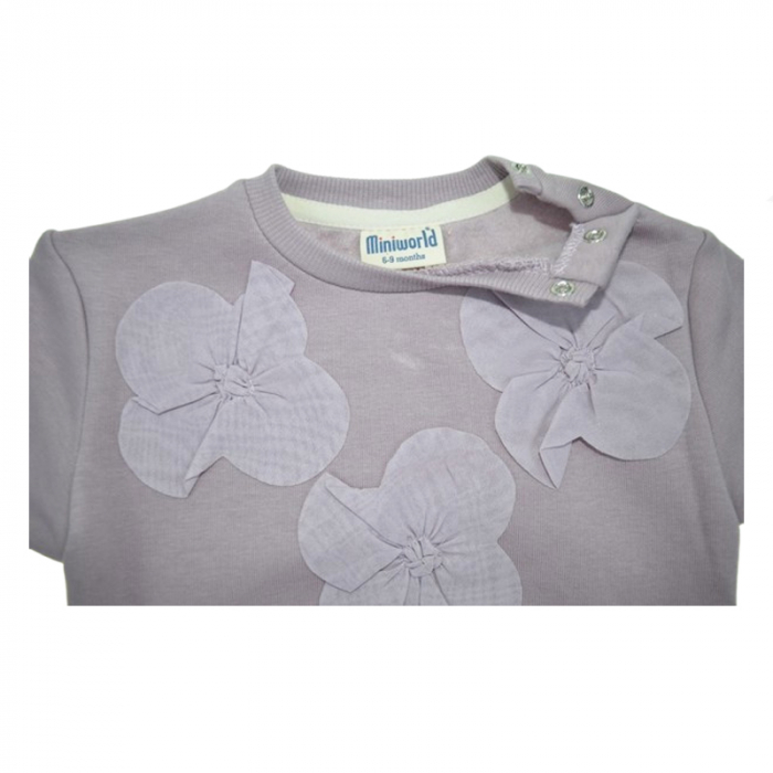 Compleu 2 piese pantaloni si bluza pentru fete Mini Junior CMP-18434, Mov [4]