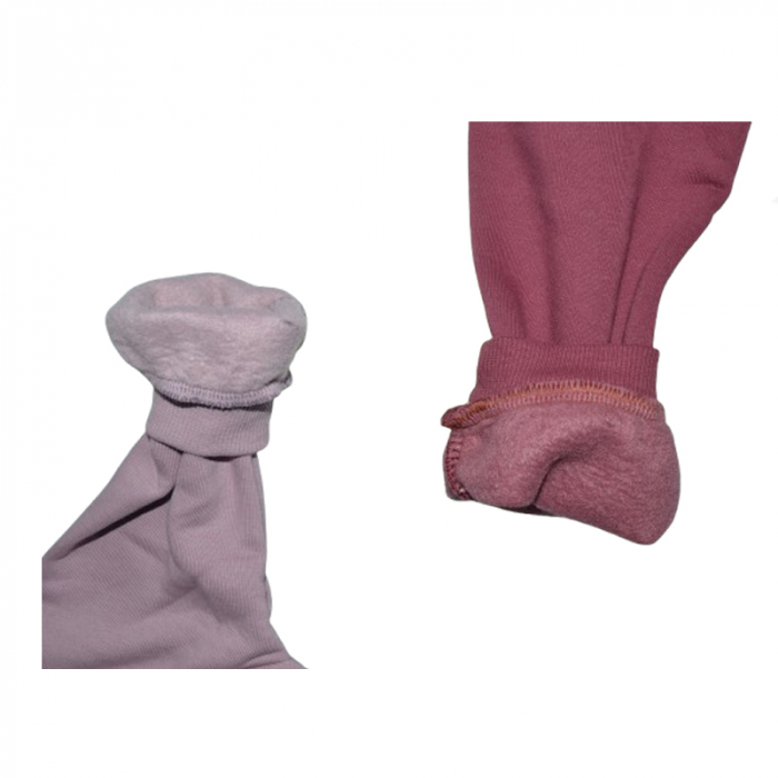 Compleu 2 piese pantaloni si bluza pentru fete Mini Junior COMP-17362, Roz [3]