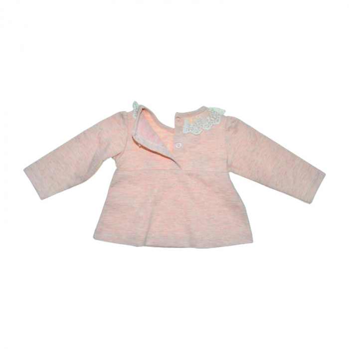 Compleu 2 piese pantaloni si bluza pentru fete Mini Junior, COMP-2304-R, Roz [4]