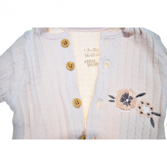 Compleu 2 piese pantaloni si bluza pentru fete Mini Junior COMP-MJ13, Roz [3]